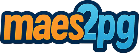 maes2pg Logo